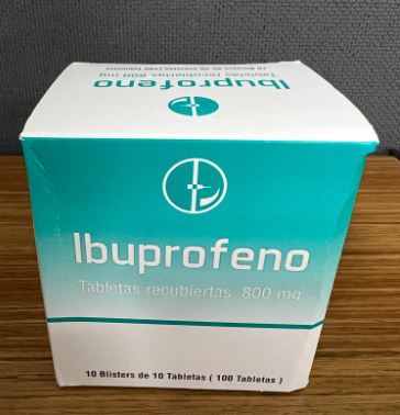 Ibuprofeno 800mg x 100 capsulas