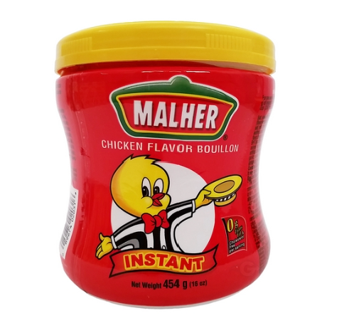 Malher Chicken Bouillon 454 gr (16 Ounce) X 3 UNIDADES