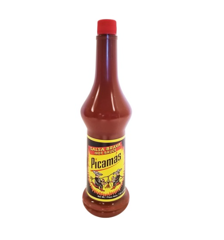 B&B Picamas Salsa Picante, ROJA 7.05oz - 5 Botellas