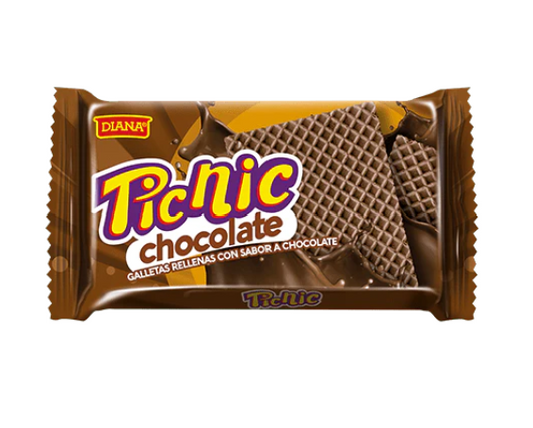 Diana PICNIC chocolate Galletas ( cookies) 5 pack X 8 Und cada uno