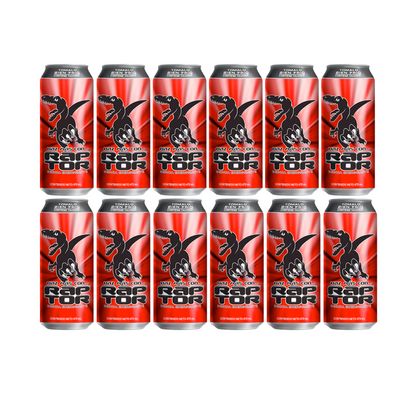 Raptor lata 16oz - Pack of 12 - energy drink