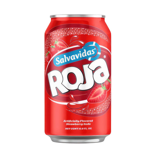 Salvavidas Lata Refresco de Fresa 350 ml (6 und)