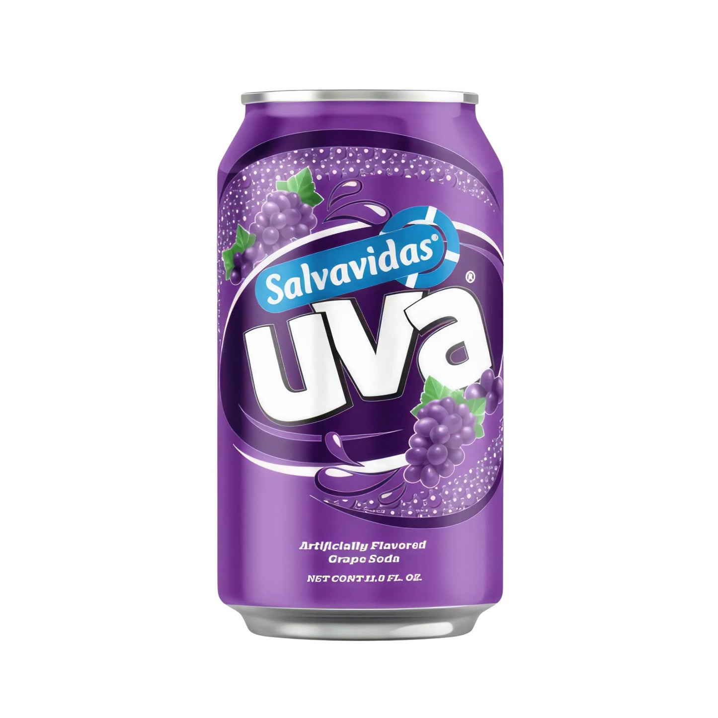Salvavidas Lata Refresco de Uva 350 ml (6 und)