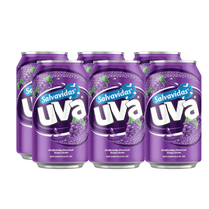 Salvavidas Lata Refresco de Uva 350 ml (6 und)