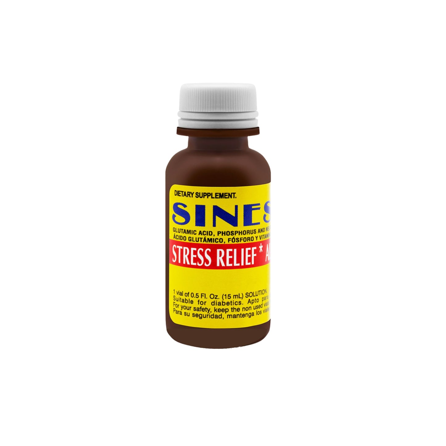Sinestres Stress Relief Drinkable 15 Vials of 15ml - Multivitaminico Bebible para el estres