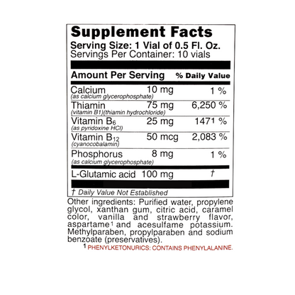Sinestres Stress Relief Drinkable 15 Vials of 15ml - Multivitaminico Bebible para el estres
