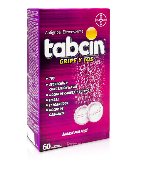 Tabcin GripeTos Morado Efervecente x 60 unidades