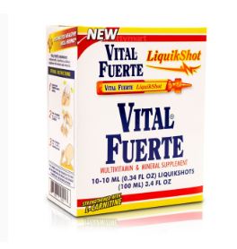 Vital Fuerte Liquik Shot Suplemento Multivitamínico x 10 Unidades de 0.34 oz. - (Paquete de 1)